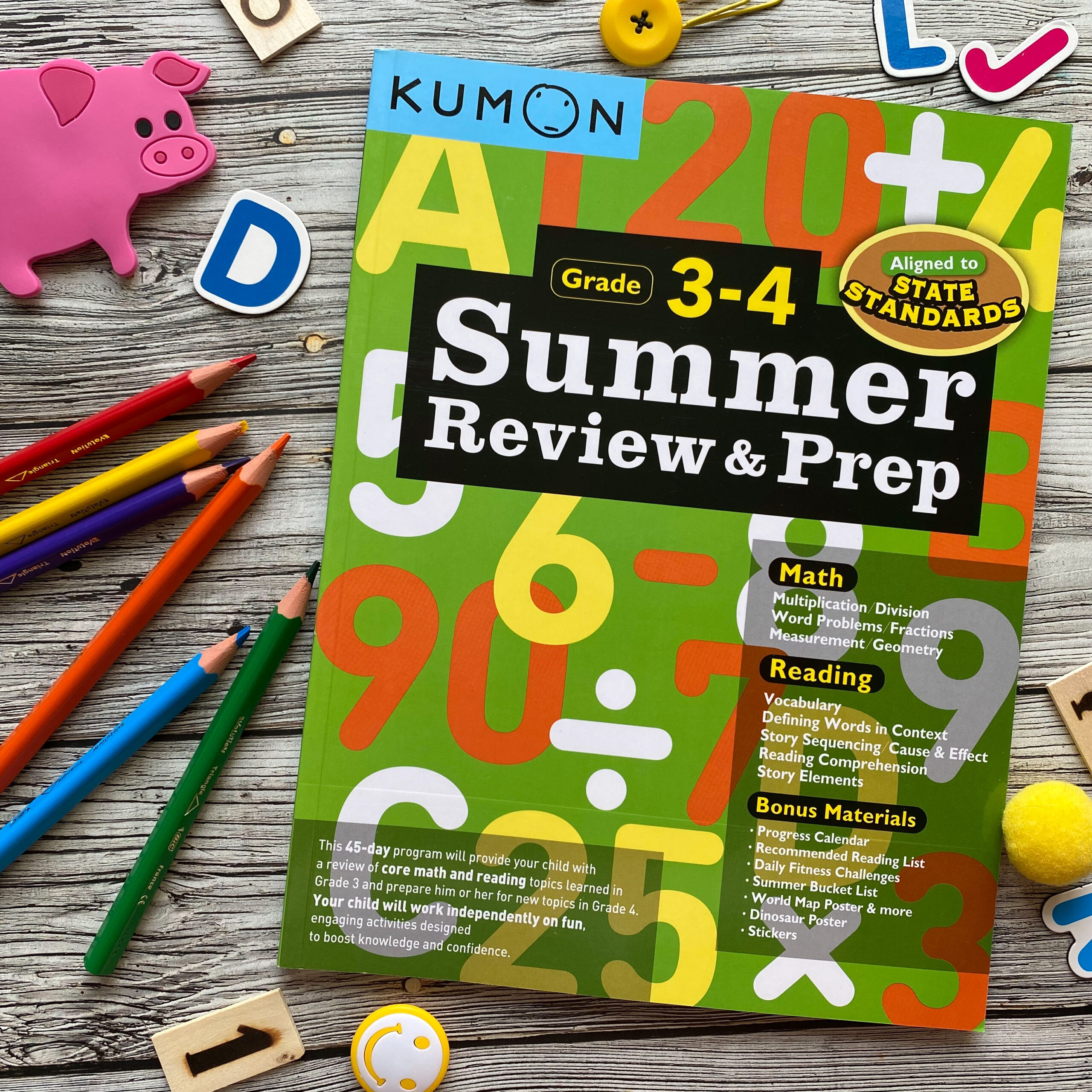 Summer Review And Prep, 3-4 Grade
