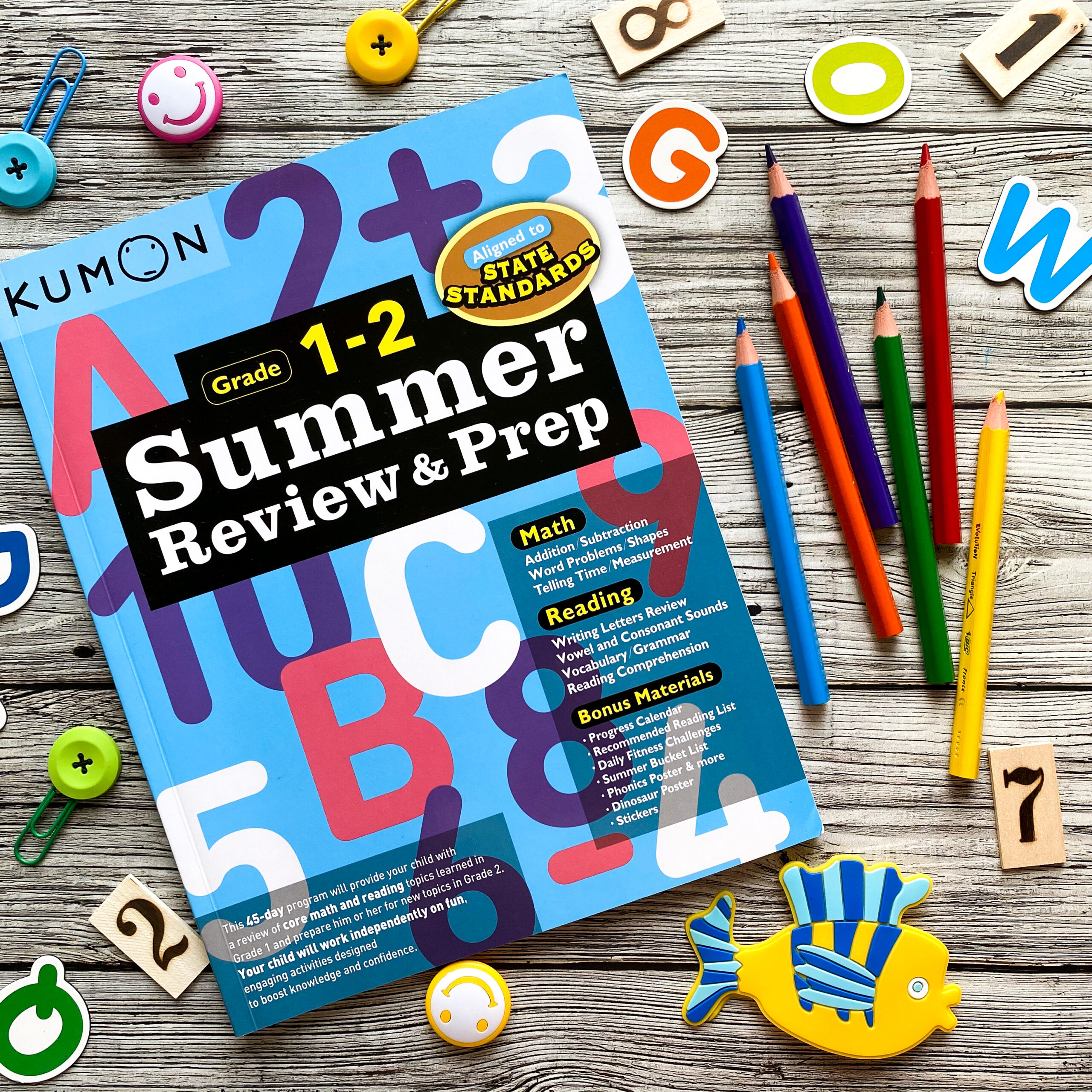 Summer Review And Prep, 1-2 Grade